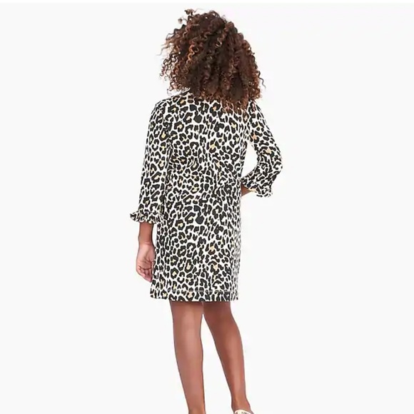 J Crew - CrewCuts Girls' leopard print dress 0021 - Picture 2 of 5